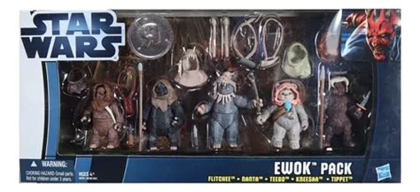 Ewok Pack Star Wars Flitchee Nanta Teebo Kneesaa Tippet Envío Gratis