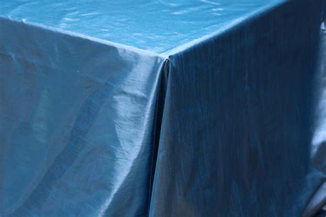 Metallic Aqua Silk - Table Manners