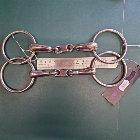 45 Loose Ring French Link Snaffle Bit B134 The Bit Doctor