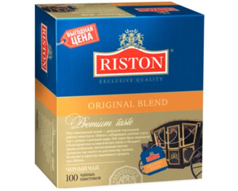 ☕ Купить чай в пакетиках Riston в Минске в интернет-магазине, цена на сайте