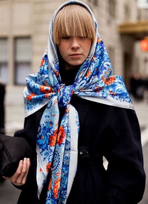 Textile Space » Как носить платок