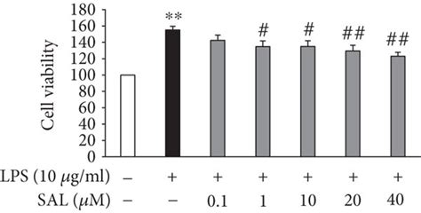 Effects Of Salidroside Sal On The Proliferation Of Lps Treated A549