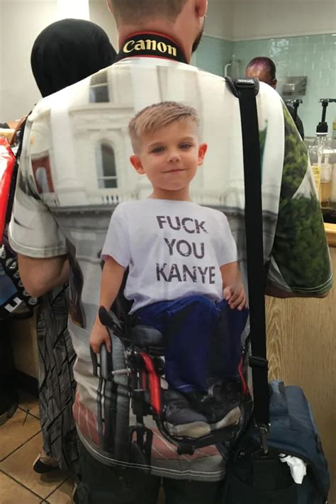 Fuck You Kanye T Shirt Wheelchair Kid Meme PYGear