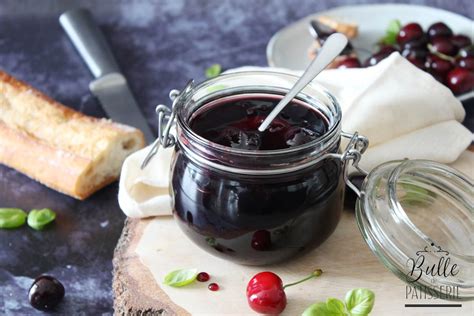 Recette Confiture De Cerises Noires Basilic Faire Sa Confiture Maison