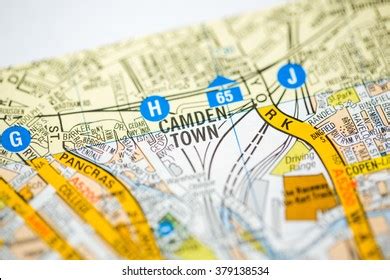 camden town london uk map stock photo  shutterstock
