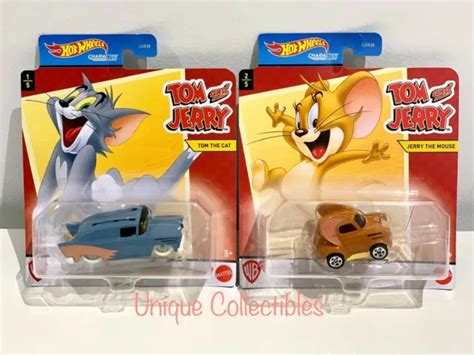 HOT WHEELS TOM The Cat Jerry The Mouse Characters Cars Bundle Brand New 39 95 PicClick AU