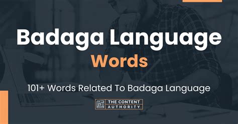 Badaga Language Words - 101+ Words Related To Badaga Language