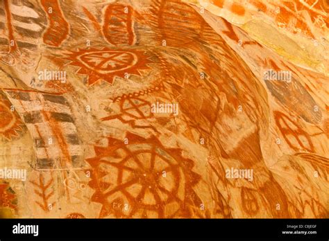 Chumash Pictographs Chumash Painted Cave State Historic Park Santa