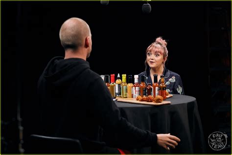 Photo Maisie Williams Hot Ones October 2019 01 Photo 4376156 Just Jared Entertainment News