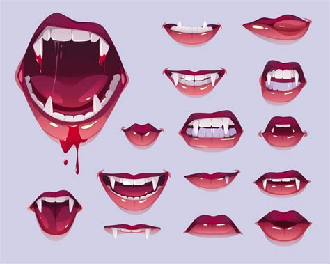 How To Draw Anime Vampire Fangs