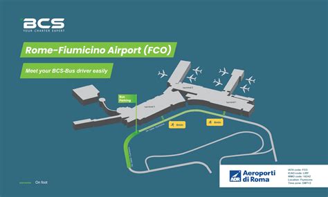Fiumicino-Rome Airport (FCO) Charter Bus Guide: Stops, Parking & Navigation
