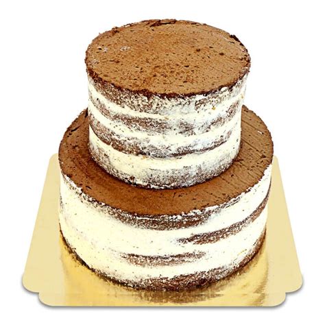 Naked Cake Mariage Chocolat Vanille Votregateau Fr