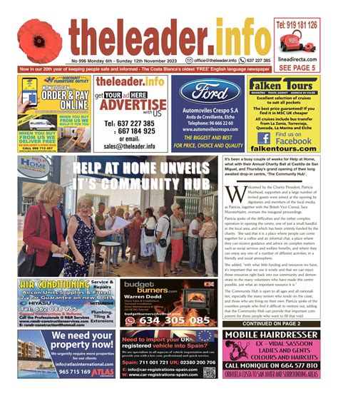 The Leader Newspaper 6 November 2023 – Edition 966 - News, Sport