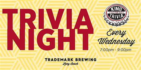 Trivia Night At Trademark Brewing Visit Gay Long Beach