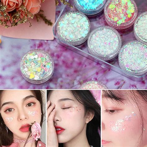 Блестящие тени для век, макияж, глаза, звезды, патчи, гель-крем с ...