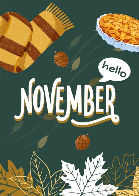 Free And Customizable November Templates