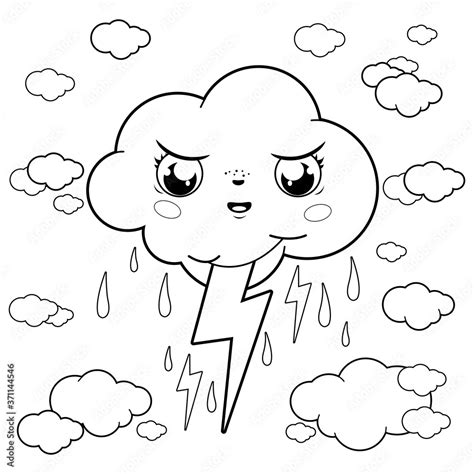 Stormy Weather Coloring Page