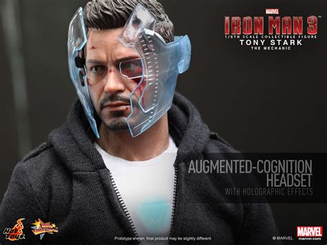 Hot Toys MMS209 鋼鐵人 3 1 6比例 東尼史塔克 技師版