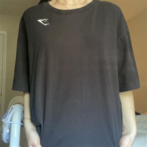 Gymshark Womens Black T Shirt Depop