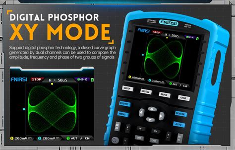 FNIRSI DPOX180H Handheld Dual Channel Digital Oscilloscope 180MHz-3DB 2 ...