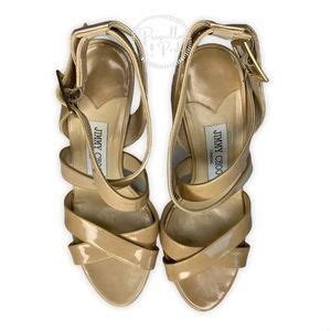 Jimmy Choo Shoes Jimmy Choo Nude Louisa Crisscross Platform Sandals Poshmark