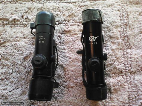 Colt Scopes 3x20 Plus 4x20 Whit Mounts