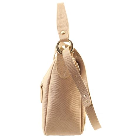 Bolsa Feminina De Couro Nude Al A De Ombro E Al A Transversal