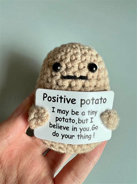 This Crocheted Positive Potato Is An Adorable Way To Motivate You