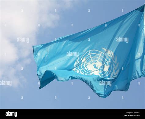 united nations flag stock photo alamy