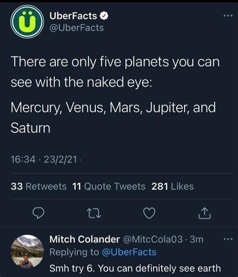 There Are Absolutely Planets Visible From Naked Eye R Technicallythetruth