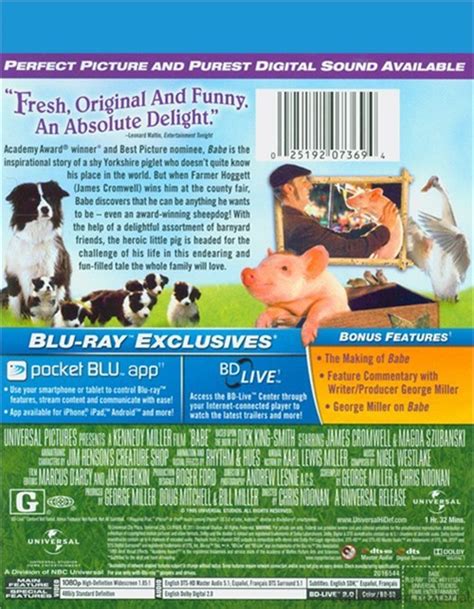 Babe Blu Ray Dvd Empire