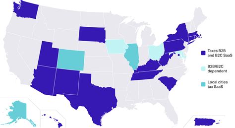 Saas Sales Tax By State The Saas Sales Tax Index