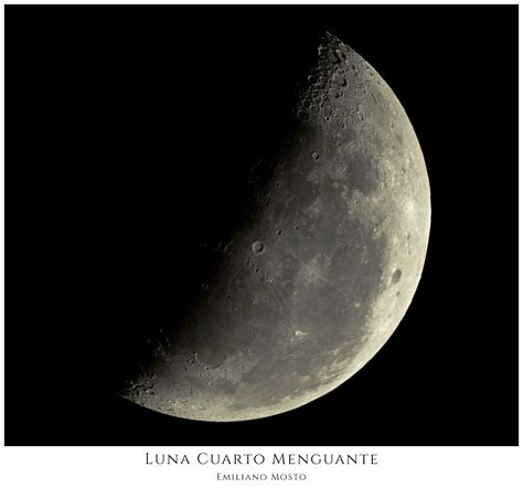 02 04 2024 Luna En Cuarto Menguante Lunar Espacio Profundo