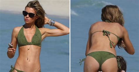 Sizzling Bikini Babe Abbey Clancy Is Tantastic In The Sun As She