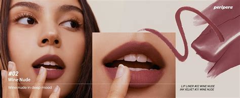 Amazon Peripera Ink Velvet Lip Liner Rosy Nude Beauty Personal Care