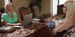 Bigboobed Milf Queens Girl On Top Of Desk Tnaflix