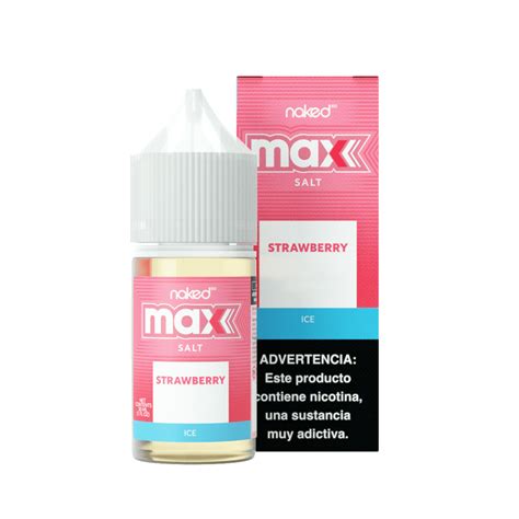NicSalt Naked Max Strawberry Ice 30ml 50mg OnPuffs
