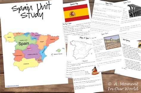 Spain Unit - A Moment in our World | Study unit, Maps for kids, The unit