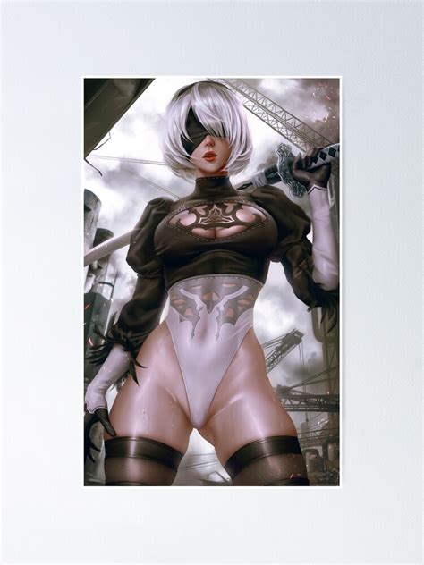 P Ster Sexy Yorha B Lascivo Muslos Thicc Ass Butt Nier Automata Anime Hentai Girl De