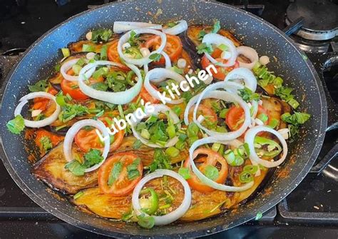 Afghan Roasted Eggplant Borani Banjan Recipe By Lubnas Kitchen