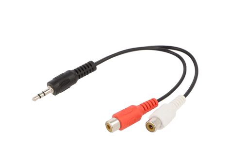 Mini-jack til RCA adapter 3,5 mm stereo han - 2 x RCA hun - Tromsø ...