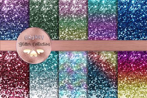 The Chunky Glitter Collection Bundle · Creative Fabrica