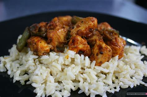 Bbq Chicken And White Rice