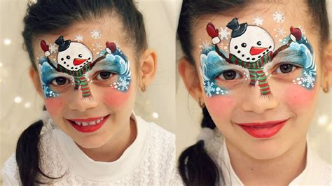 Snowman Face Paint