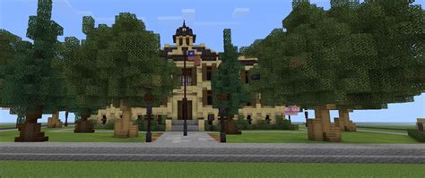 Heres A Courthouse I Built In Pocket Edition More To Come With The