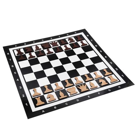 Шахматы демонстрационные магнитные "Время игры", черно-белые клетки,58 ...