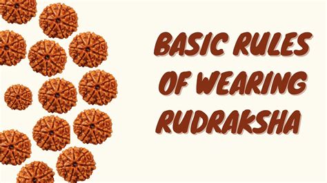 Basic Rules Of Wearing Rudraksha R Rudraksha