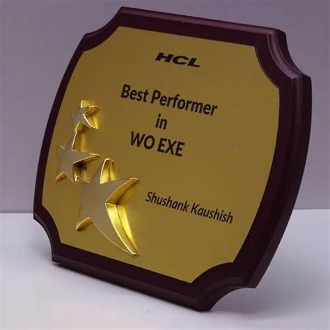 Printed Wooden Award Plaque At ₹ 1000piece In New Delhi Id 26243490473