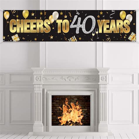 Buy Th Birthday Banner Happy Th Birthday Cheers To Years