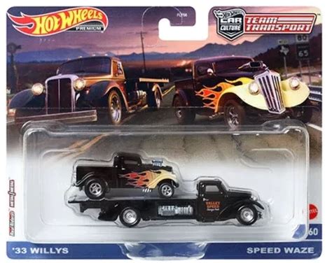 Hot Wheels Team Transport 60 33 Willys Speed Waze